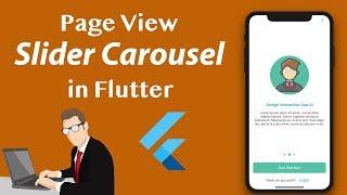 Page Slider Carousel in Flutter | PageView Builder | Flutter UI Tutorial