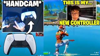 LeTsHe TRYS his NEW PS5 CONTROLLER | Update SETTINGS *HANDCAM*