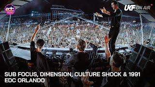 WORSHIP @ EDC Orlando 2024 - Sub Focus, Dimension, Culture Shock & 1991 | UKF On Air