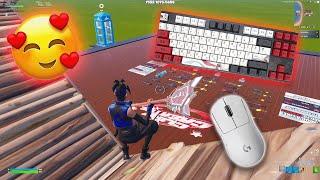  1v1 CLIX Build fight / ASMR  gameplay (Fortnite KBM ASMR)