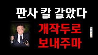 이재명 1심 공직선거 판사/ 뿔났다/개작두 대령/누리pd-tv