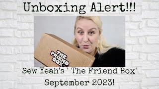 Unboxing Sew Yeah's Friend Box - Cherrywood!!! September 2023 #quilting #unboxing