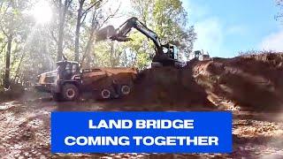 The Question is will the haul road hold up Its not looking good  Land Bridge Project!