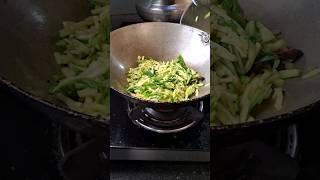 Cauliflower stem fry #poppy#shorts#viralvideo