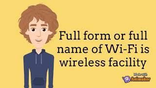 wifi full form and what is wi-fi or meaning of wifi