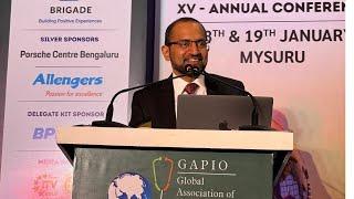 GAPIO Surgical Excellence Award Bestowed on Dr Garg on 18Jan, 2025 in Mysore, India