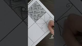 Doodle pattern #3 | Doodle, Zentangle art | Speed-up art | Drawing tutorials