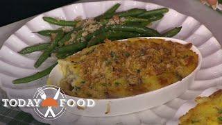 Crispy onion-potato pie, blanched green beans: Get the recipes!