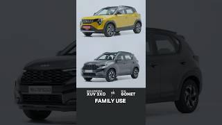 Which One Is The Better For Family Car? | Kia Sonet vs Mahindra XUV 3XO FAQ #6