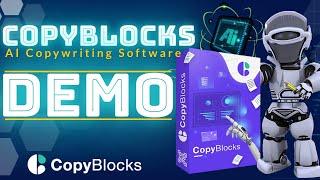 CopyBlocks  Video Demo: AI Copywriting Software Better Than Jarvis Conversion ai