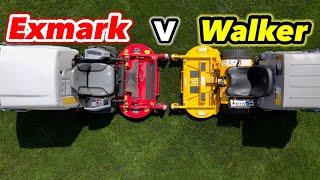 HEAD to HEAD Which Mower Is BEST Walker or Exmark Navigator