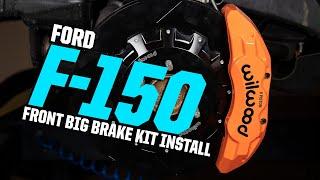 Ford F-150 Front Big Brake Kit Install Wilwood TX6R