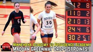 Maddyn Greenway Drops 51 Points! #1 Providence Academy vs #3 Minnehaha!