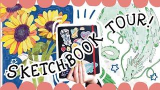 Sketchbook tour! Nina Cosford sketchbook flip through & review 