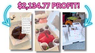 She made $2,134.77 with Valentine's Day Side Hustle Idea! (Crafts to Make and Sell)