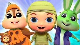 Five Little Spooky Monsters Cartoon Song, हिंदी कार्टून, Halloween Song For Kids By Magic Jungle