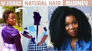 MY 10 YEARS NATURAL HAIR JOURNEY | GROWING MY HAIR TO TAILBONE LENGTH | + 2021 GOAL | Obaa Yaa Jones