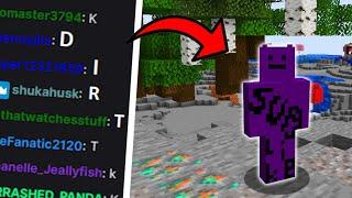 Minecraft, but if chat spells a block it gets REMOVED...