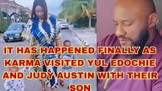 IT HAS FINALLY HAPPENED AS KARMA VISIT YUL EDOCHIE AND JUDY AUSTIN WITH THEIR SON