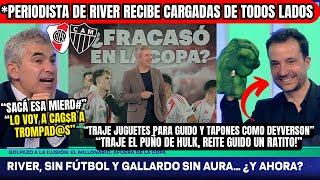 Periodista de RIVER re CALIENTERECIBE CARGADAS y PALOS por TODOS LADOSRiver 0 vs Atl. Mineiro 3