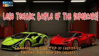 #Lego.TechnicLamborghini Sián FKP 37 (42115) vs Ferrari Daytona SP3 (42143) #LegoTechnic
