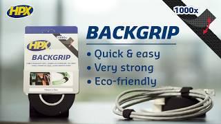 HPX Backgrip - Cable organizer tape - EN