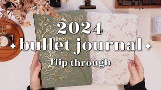  2024 Full Bullet Journal Flip Through