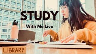 6 Hours of Study With Me | 90/10 Focus Method | UBC Library Pomodoro Session