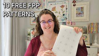 10 FREE Foundation Paper Piecing Patterns | FPP