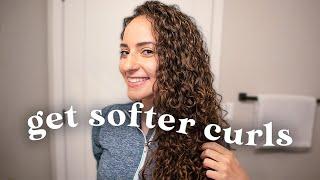 How to Fix Crunchy Curls | (Scrunch Out the Crunch!)