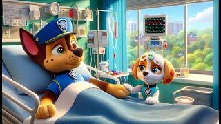 Paw Patrol The Mighty Movie | CHASE Got Sick?! Please Don't Give Up!! Very Sad Story - Rainbow 3