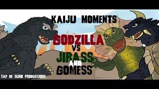 Godzilla vs Jirass and Gomess  KAIJU MOMENTS # 04 Tap de Suro Produccions