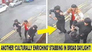 Shocking Broad Daylight Stabbing Caught on CCTV in Sparkhill, Birmingham!