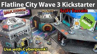 Flatline City Wave 3 Kickstarter from Saucerman Studios