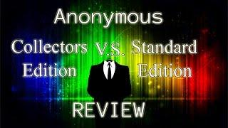 Anonymous/V for Vendetta/Guy Fawkes Mask Review - Collectors Edition vs Standard Edition