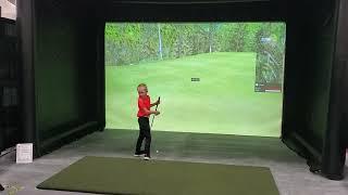 Wow - 8 y/o shows his skills at the Closest to the Pin competition @ the  Calgary Golf Show