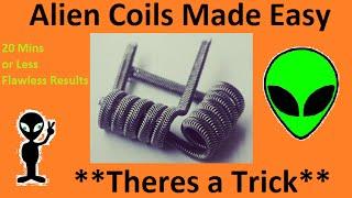 Super Easy Alien Coil Wire build tutorial