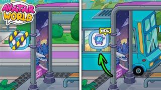 WOW! NEW BUS!  NEW SECRETS and BUGS in AVATAR WORLD!