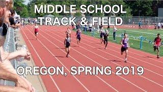 Middle School Track & Field, Oregon, Spring 2019