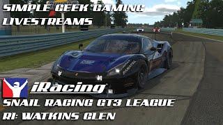 iRacing Snail Racing League R1: Watkins Glen Boot Livestream