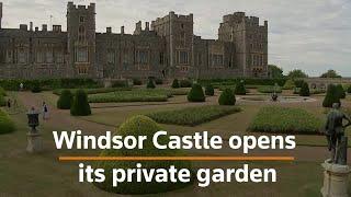 Windsor Castle garden opens for first time in 40 years