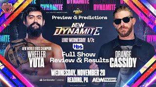 AEW Dynamite 11/20/24 Full Show Review & Results | #AEWFullGear ️ Preview & Predictions