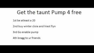 Uncharted 2 how to get pump for free