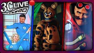 3C Live - FNAF Movie 2 Leaks, Sonic 3 Robotnik's Upgrade, New Fantastic Four Plot