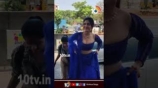 Samyuktha Menon  Entry At Virupaksha Trailer Launch Event | 10TV ET #shorts