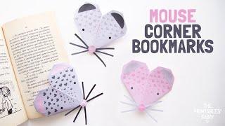 Mouse Corner Bookmark - DIY Paper Craft