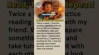  Read, Record, Repeat! #shorts#english #englishlearning  #englishspeaking #englishgrammar#education