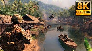 Jungle War Vietnam | Call of Duty Black Ops | IMMERSIVE Realistic ULTRA Graphics Gameplay | 8K