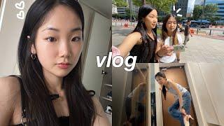 vida na coreia: de volta p/ casa, seul date com minha irmã, cozinhando, grwm with mamis, kpop store!