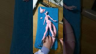 Assembling a pink bjd fox doll / Сборка розовой бжд куклы лисы